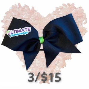 💖3/$15 The Ultimate Championships cheer bow